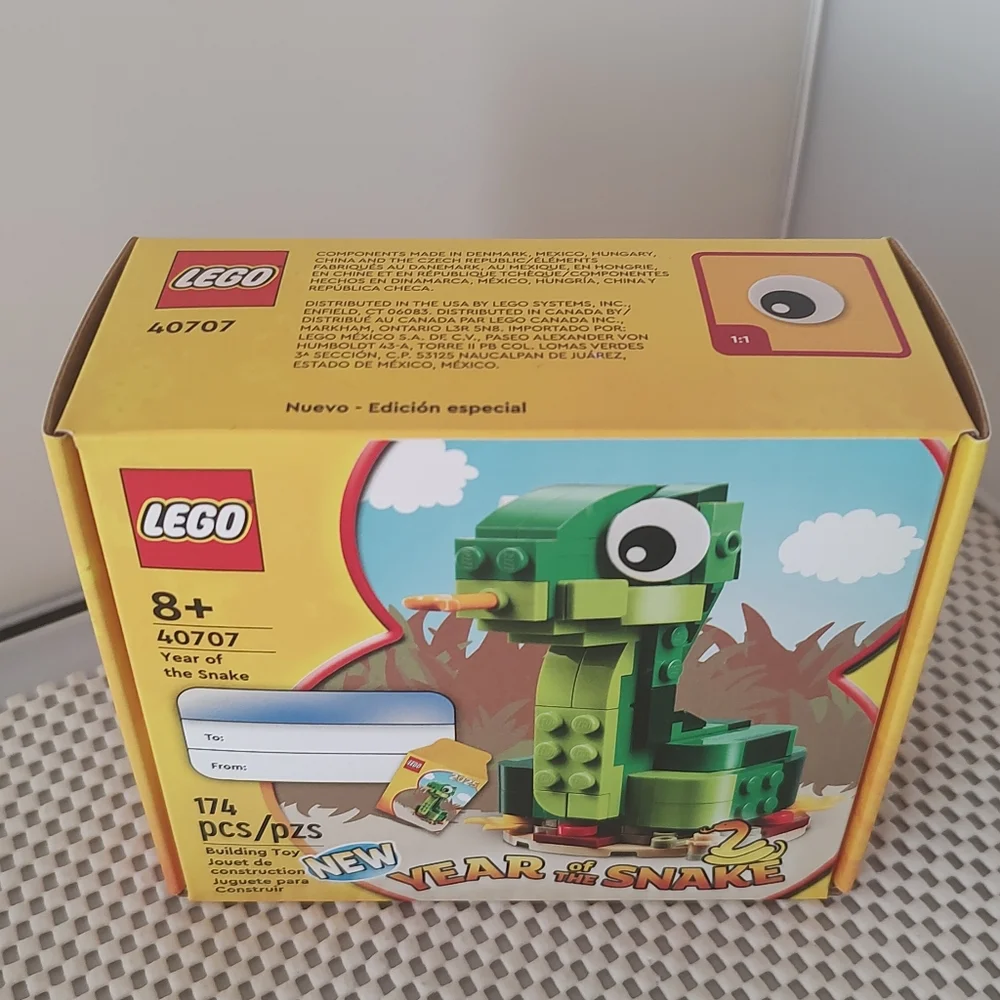 Lego 40707 Year of The Snake Building Toy Set New, Unopened
